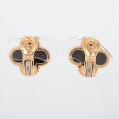 Van Cleef & Arpels Vintage Alhambra Onyx Earrings 2023