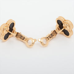 Van Cleef & Arpels Vintage Alhambra Onyx Earrings 2023