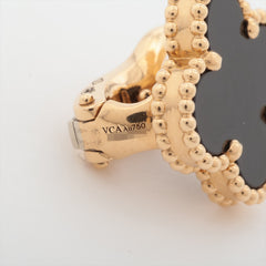 Van Cleef & Arpels Vintage Alhambra Onyx Earrings 2023