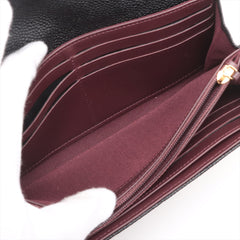 Chanel Long Caviar Black Wallet