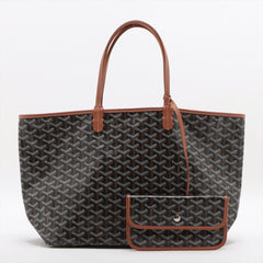 Goyard Saint Louis PM Black/Tan Shoulder Bag