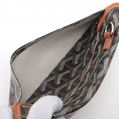 Goyard Saint Louis PM Black/Tan Shoulder Bag