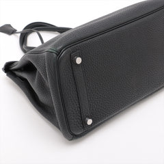 Hermes Birkin 30 Togo Black M Square Stamp