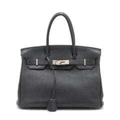 Hermes Birkin 30 Togo Black M Square Stamp