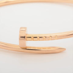 Cartier Juste Un Clou Small Model Bracelet Pink Gold Size 15
