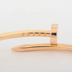 Cartier Juste Un Clou Small Model Bracelet Pink Gold Size 15