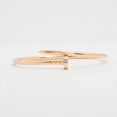 Cartier Juste Un Clou Small Model Bracelet Pink Gold Size 15
