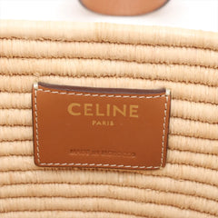 Celine Classic Panier Braided Rafia Bag
