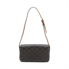 Celine Triomphe Shoulder Bag Brown