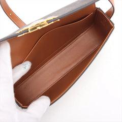 Celine Triomphe Shoulder Bag Brown