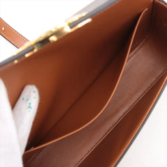 Celine Triomphe Shoulder Bag Brown