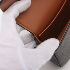 Celine Triomphe Shoulder Bag Brown