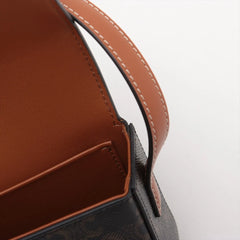 Celine Triomphe Shoulder Bag Brown