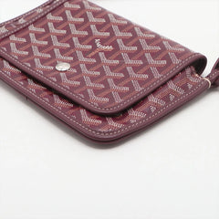 Goyard Plumet Pouch Wallet Crossbody Bag Bordeaux