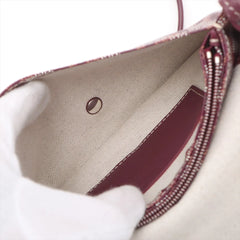 Goyard Plumet Pouch Wallet Crossbody Bag Bordeaux