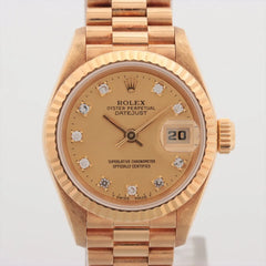 Rolex Lady Datejust 26mm with Diamond Dial Gold