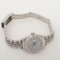 Rolex Lady Datejust 26mm Silver Dial Watch 79173