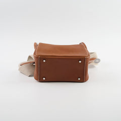 Hermes Mini Lindy Barenia Fauve/Ficelle K Stamp 2025