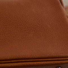 Hermes Mini Lindy Barenia Fauve/Ficelle K Stamp 2025