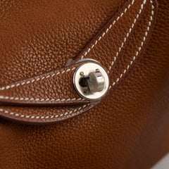 Hermes Mini Lindy Barenia Fauve/Ficelle K Stamp 2025