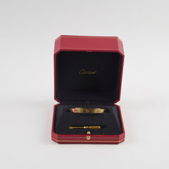 Cartier Classic Model Love Yellow Gold Bracelet Size 17