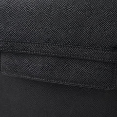 Celine Belt Micro Grained Leather Black