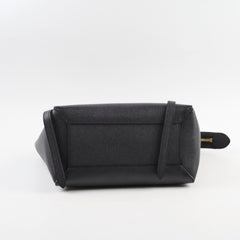 Celine Belt Micro Grained Leather Black
