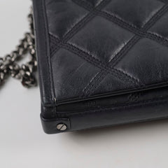 Saint Laurent Becky Chain Wallet Black