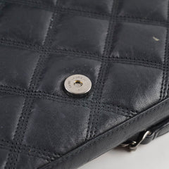 Saint Laurent Becky Chain Wallet Black