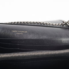Saint Laurent Becky Chain Wallet Black