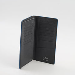 Louis Vuitton Men's Taiga Brazza Long Wallet Dark Navy
