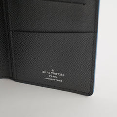 Louis Vuitton Men's Taiga Brazza Long Wallet Dark Navy