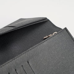 Louis Vuitton Men's Taiga Brazza Long Wallet Dark Navy