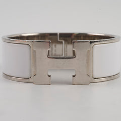 Hermes Clic Clac PM Bracelet White