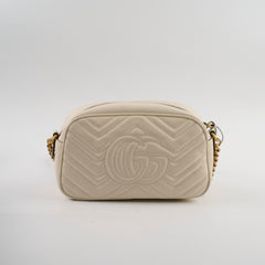 Gucci Marmont Camera Bag White