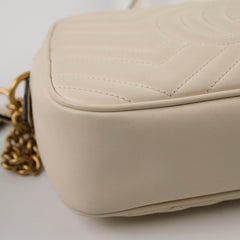 Gucci Marmont Camera Bag White