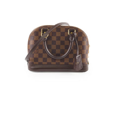 Louis Vuitton Alma BB Damier Ebene Microchip