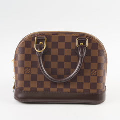 Louis Vuitton Alma BB Damier Ebene Microchip