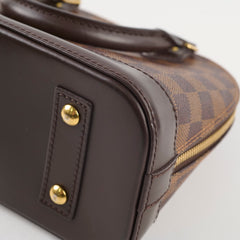 Louis Vuitton Alma BB Damier Ebene Microchip