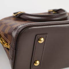 Louis Vuitton Alma BB Damier Ebene Microchip