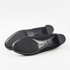 Louis Vuitton Uniform Women's Suede Pumps Black - Size 38.5