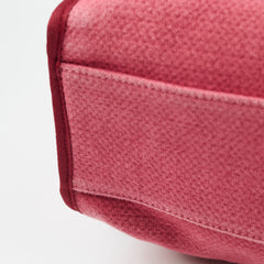 Chanel Deauville Canvas Small Bowling Bag Red 21 Series