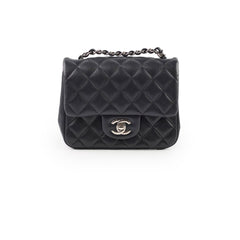 Chanel Mini Square Lambskin Black