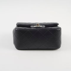 Chanel Mini Square Lambskin Black