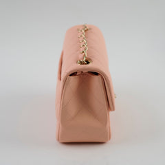 Chanel Lambskin Mini Square Light Pink Microchipped