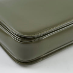 Celine Triomphe Shiny Calfskin Medium Green