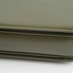 Celine Triomphe Shiny Calfskin Medium Green