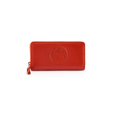 Gucci Zippy Long Wallet Orange