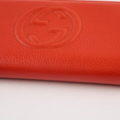 Gucci Zippy Long Wallet Orange