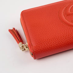 Gucci Zippy Long Wallet Orange
